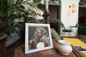 Posezení v ubytování Riad Agathe & Spa
