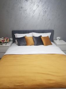 Postel nebo postele na pokoji v ubytování GREY VILLAS