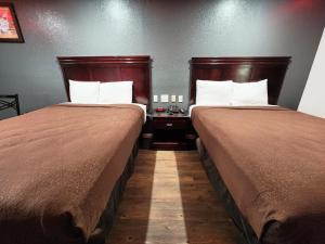 Postel nebo postele na pokoji v ubytování Express Inn Hobby Airport