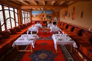 Posezení v ubytování kasbah amlal