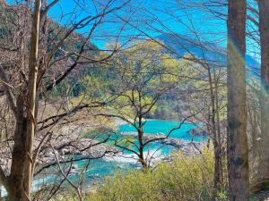Paesaggio naturale nelle vicinanze del ryokan