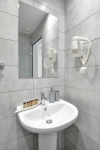 A bathroom at Medusa studios