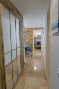 Posteľ alebo postele v izbe v ubytovaní Apartamento mediterráneo en pleno corazón de Moraira