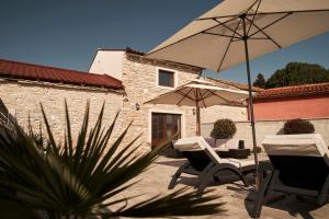 Patio nebo venkovní prostory v ubytování Haus Mila