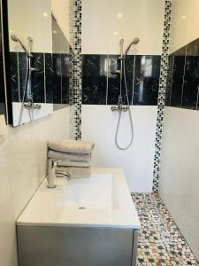 Kúpeľňa v ubytovaní Les appartements du village
