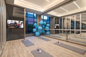 Fitness centrum a/nebo fitness zařízení v ubytování Somerset Haizhu Centre Guangzhou