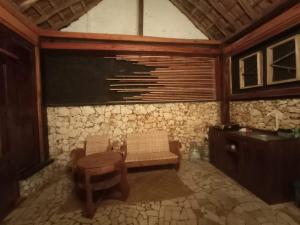 Χώρος καθιστικού στο Nirankara Nglolang Resort