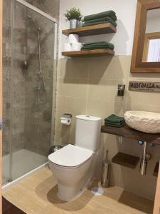Kúpeľňa v ubytovaní Apartamento Atico Duplex de 1 dorm en Tarifa
