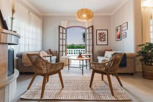 Posezení v ubytování IVY Villa Heraklion