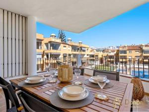 Balkon lub taras w obiekcie Apartamento cerca de la playa en las lagunas de Mijas