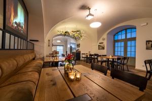 Posezení v ubytování Hotel Panský Pivovar