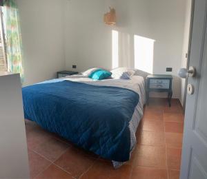 Katil atau katil-katil dalam bilik di Appartement sur l île de cavallo