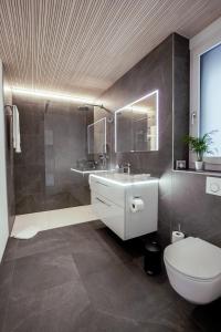 Koupelna v ubytování Seehotel Baumgarten