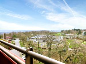 a view of a town from a balcony at Apartment B806 by Interhome in Lahnstein