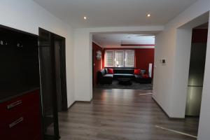 Postel nebo postele na pokoji v ubytování Apartman Ostrava