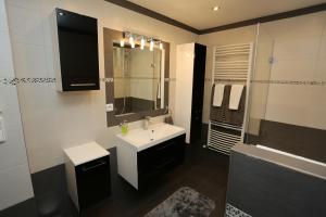 Koupelna v ubytování Apartman Ostrava + 26 fotografií