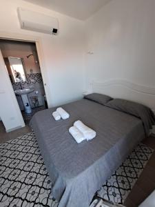 Posteľ alebo postele v izbe v ubytovaní B&B Pepe Rosa Tropea
