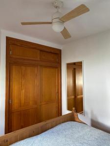 Posteľ alebo postele v izbe v ubytovaní Vv - Apartamento Tranquilo Primera Línea