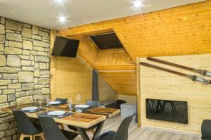 Χώρος καθιστικού στο Appartement Le Cuchon St-Léger-les-Mélèzes