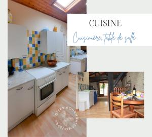 Kuchyň nebo kuchyňský kout v ubytování Gîtes Kohanga - gîte familial avec piscine en Charente-Maritime
