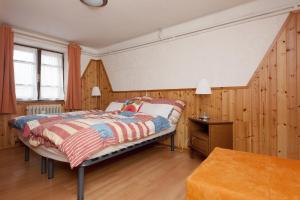 Postel nebo postele na pokoji v ubytování Maison Perron CIR- VDA-LATHUILE-N0062