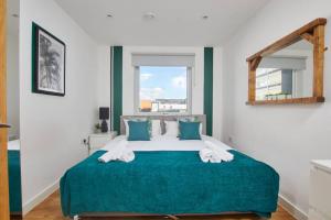 Katil atau katil-katil dalam bilik di Cosy & Stylish Apartment Close to The City Centre