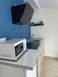Kuchyň nebo kuchyňský kout v ubytování Au Sabluline chambres d'hôtes gîtes