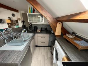 Kuchyňa alebo kuchynka v ubytovaní Appartement agréable à Malo proche de la plage