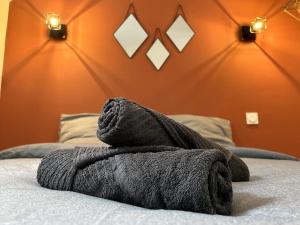 Llit o llits en una habitació de Logement Neuf - Proximité Centre