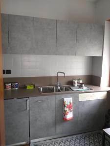 Kuchyň nebo kuchyňský kout v ubytování B&B DA ROBERTINO