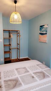 Postel nebo postele na pokoji v ubytování La Douce'heurt