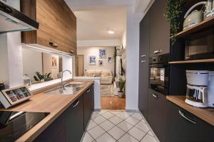 Kuhinja oz. manjša kuhinja v nastanitvi Appartamento Marconi - Nearby Trastevere