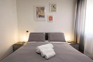 Postelja oz. postelje v sobi nastanitve Appartamento Marconi - Nearby Trastevere