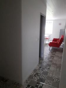Χώρος καθιστικού στο Frasne logement entier. Gîte les Brimbelles