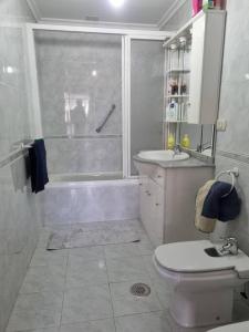 Koupelna v ubytování Casa en Chapela (Redondela)