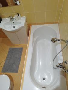 Kúpeľňa v ubytovaní Ubytování v Žimrovicích