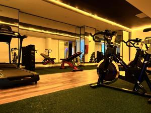 Fitness centrum a/nebo fitness zařízení v ubytování Trugo Luxury Rooms