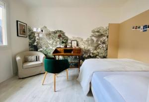 Posteľ alebo postele v izbe v ubytovaní Appartement chaleureux entre Zola et Procé.