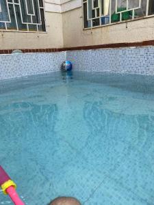 a swimming pool with a ball in the water at 2BHK Luxurious Villa with Pool in Shenwa