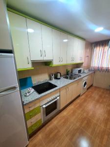 Kuchyňa alebo kuchynka v ubytovaní Apartamentos Sierra Nevada Park