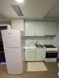Kuchyň nebo kuchyňský kout v ubytování My home