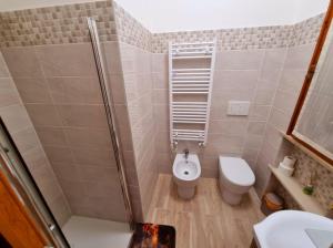 Koupelna v ubytování Casa di Igor