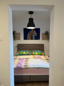 Postel nebo postele na pokoji v ubytování Apartment Sun&Sea, Senj, prvi red do mora + 22 fotografií