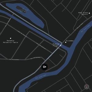 a map of the proposed site of the proposed interchange at Hotel Demetria in Huánuco