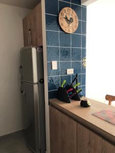 Kuchyň nebo kuchyňský kout v ubytování Reserva Del Peñon