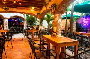 Restaurace v ubytování Mezcal Hotel