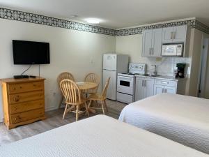 Kuchyň nebo kuchyňský kout v ubytování Empire Motel