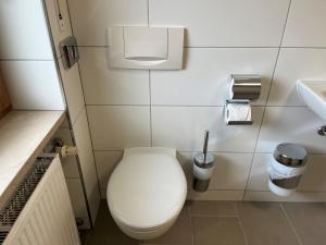 Koupelna v ubytování Gästehaus Forggensee