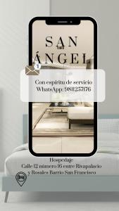 a website for a furniture store on a cell phone at Ángel in Campeche