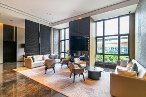 Posezení v ubytování Somerset Haizhu Centre Guangzhou
